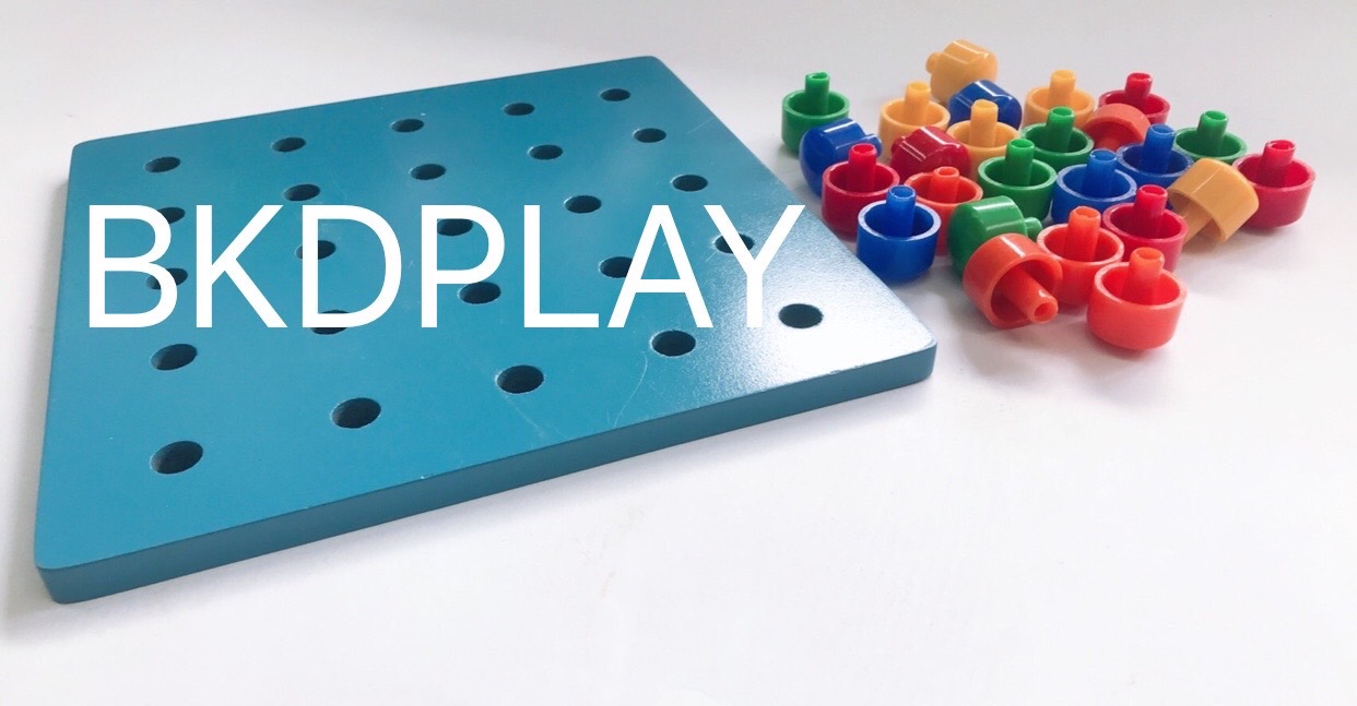 กระดานปักหมุด25หมุดใหญ่, pegboard ของเล่นเสริมพัฒนาการ, ของเล่นเด็กอนุบาล, สื่อการสอน กิจกรรมบำบัด