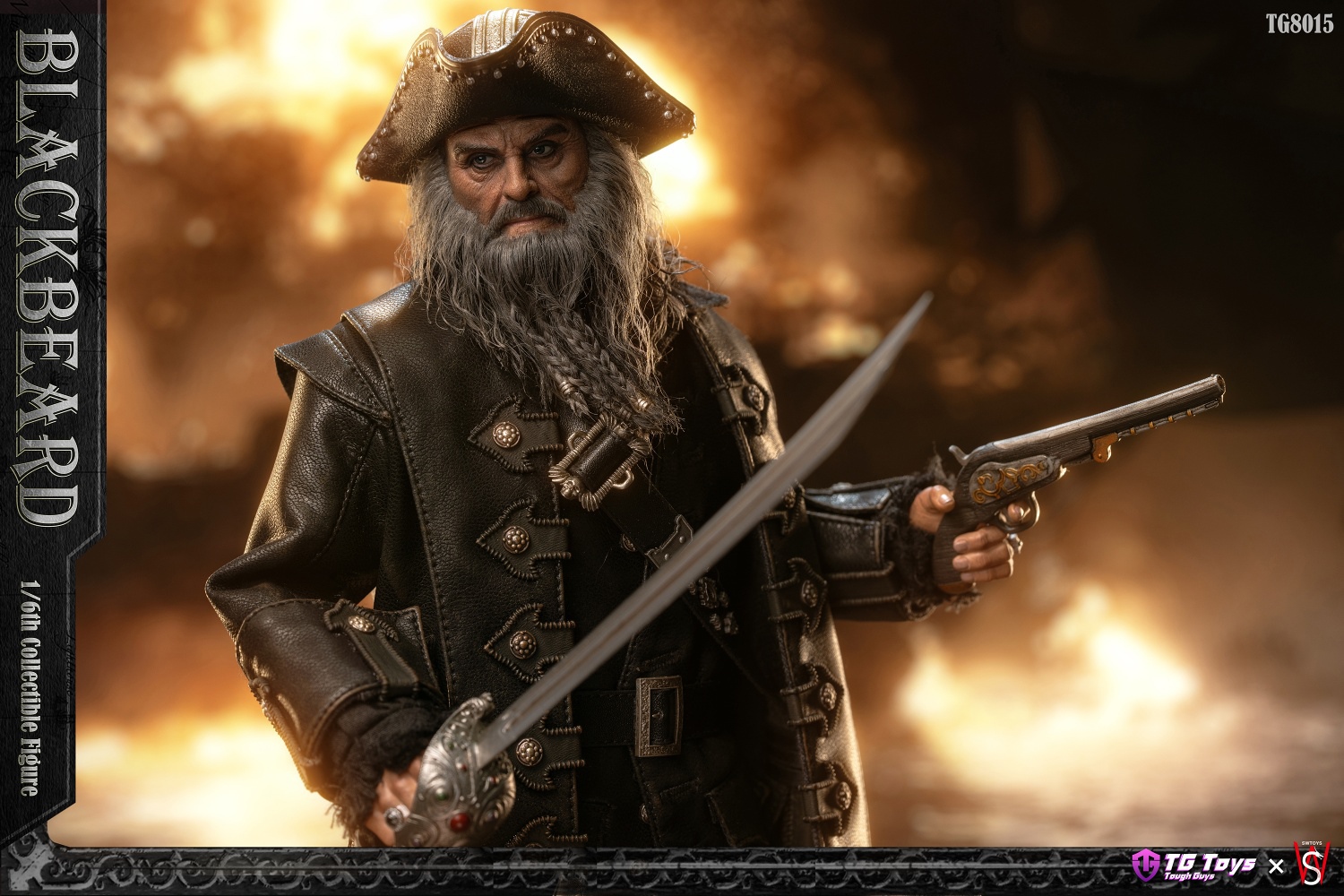 [สั่งจอง] TGTOYS×SWTOYS TG8015 1/6 : Blackbeard