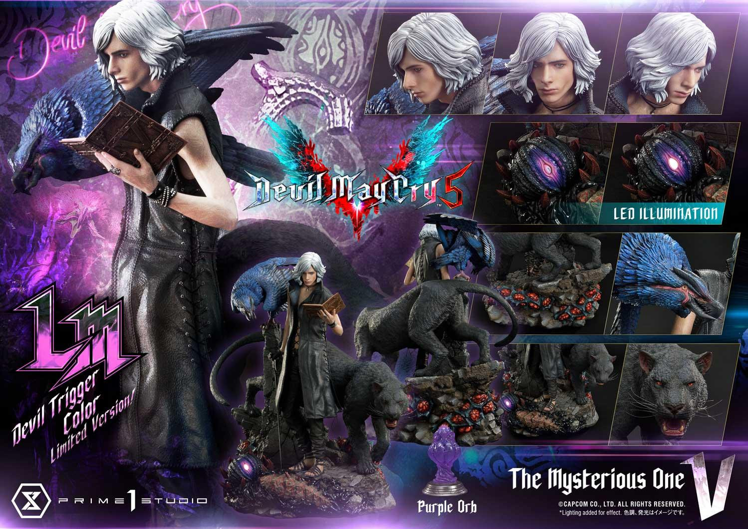 [สั่งจอง]Prime 1 Studio UPMDMCV-04LM 1/4 : V Devil Trigger Color Version (Devil May Cry V)