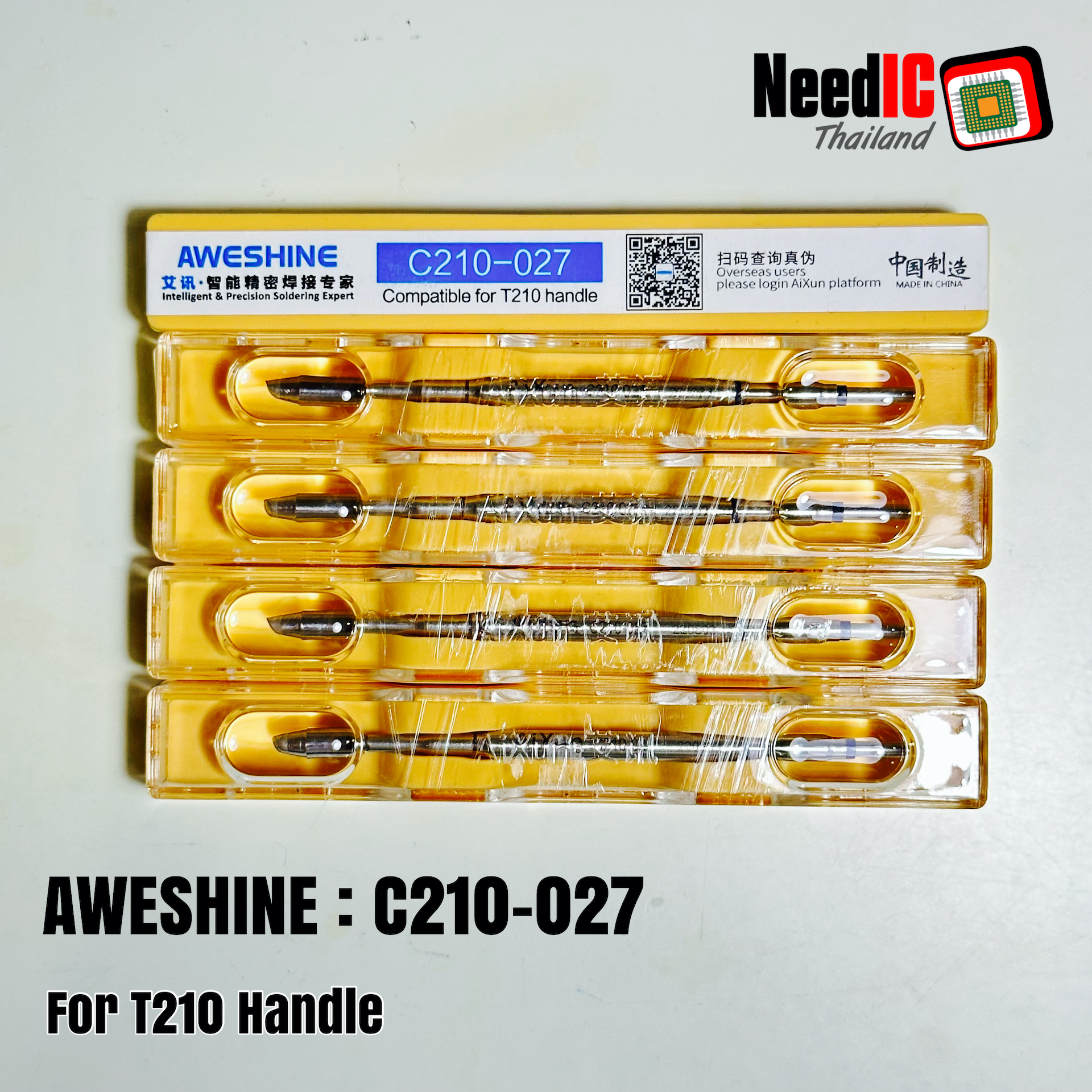 AWESHINE : C210-027/ปลายหัวแร้ง C210 ปลายป้าน