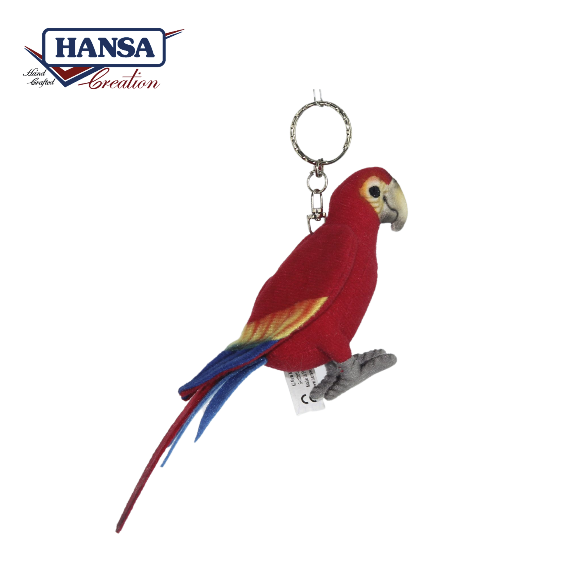7994 Scarlet Macaw Keychain 12cm.L