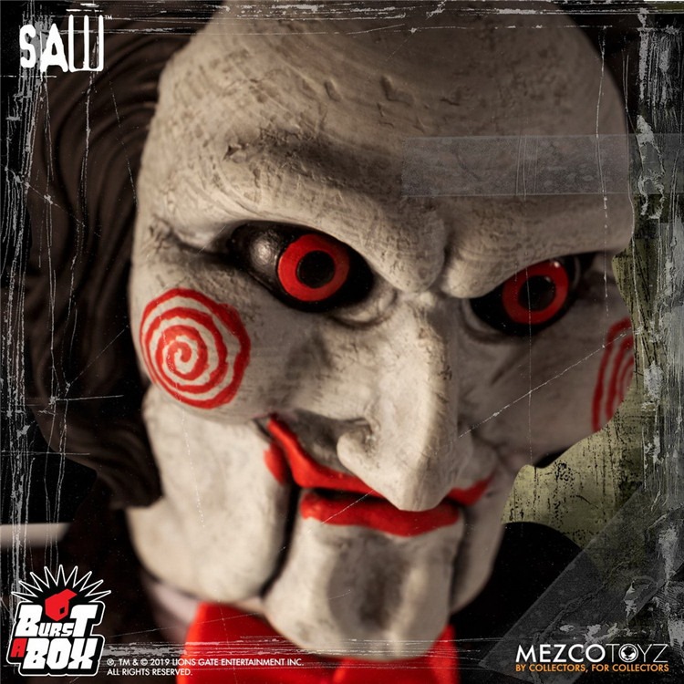 [สั่งจอง] Mezco toyz BURST-A-BOX Saw: Billy