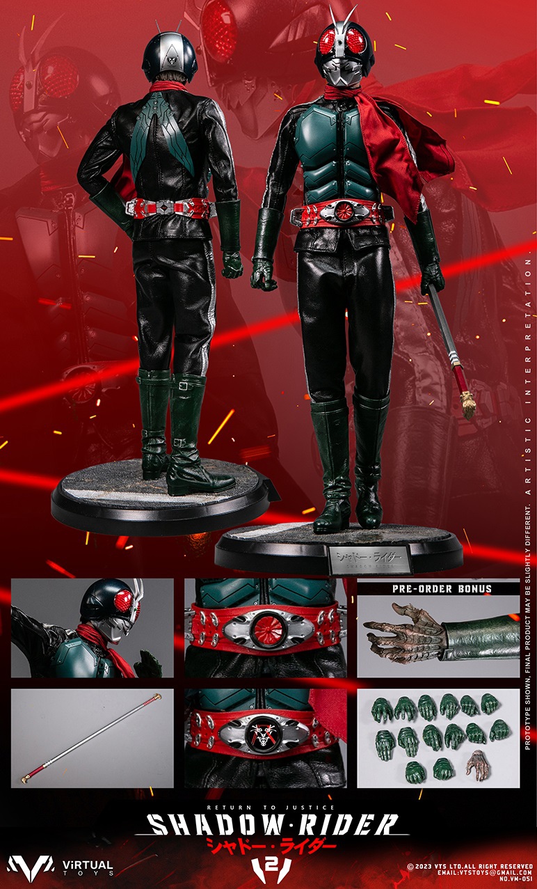[พร้อมส่ง] VTS TOYS VM-051 1/6 ：Shadow Rider V2