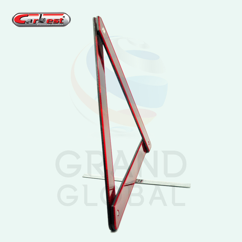 CAR BEST ป้ายสามเหลี่ยม สัญลักษณ์ฉุกเฉิน สำหรับรถเสีย รถชน บนท้องถนน