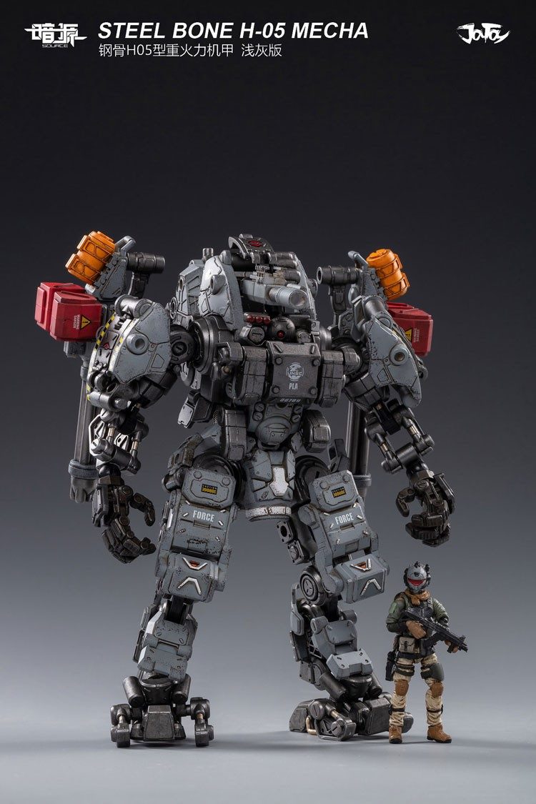 [สั่งจอง]JOYTOY JT0418 1/25 : STEEL BONE H-05 Heavy firepower MECHA (gray)