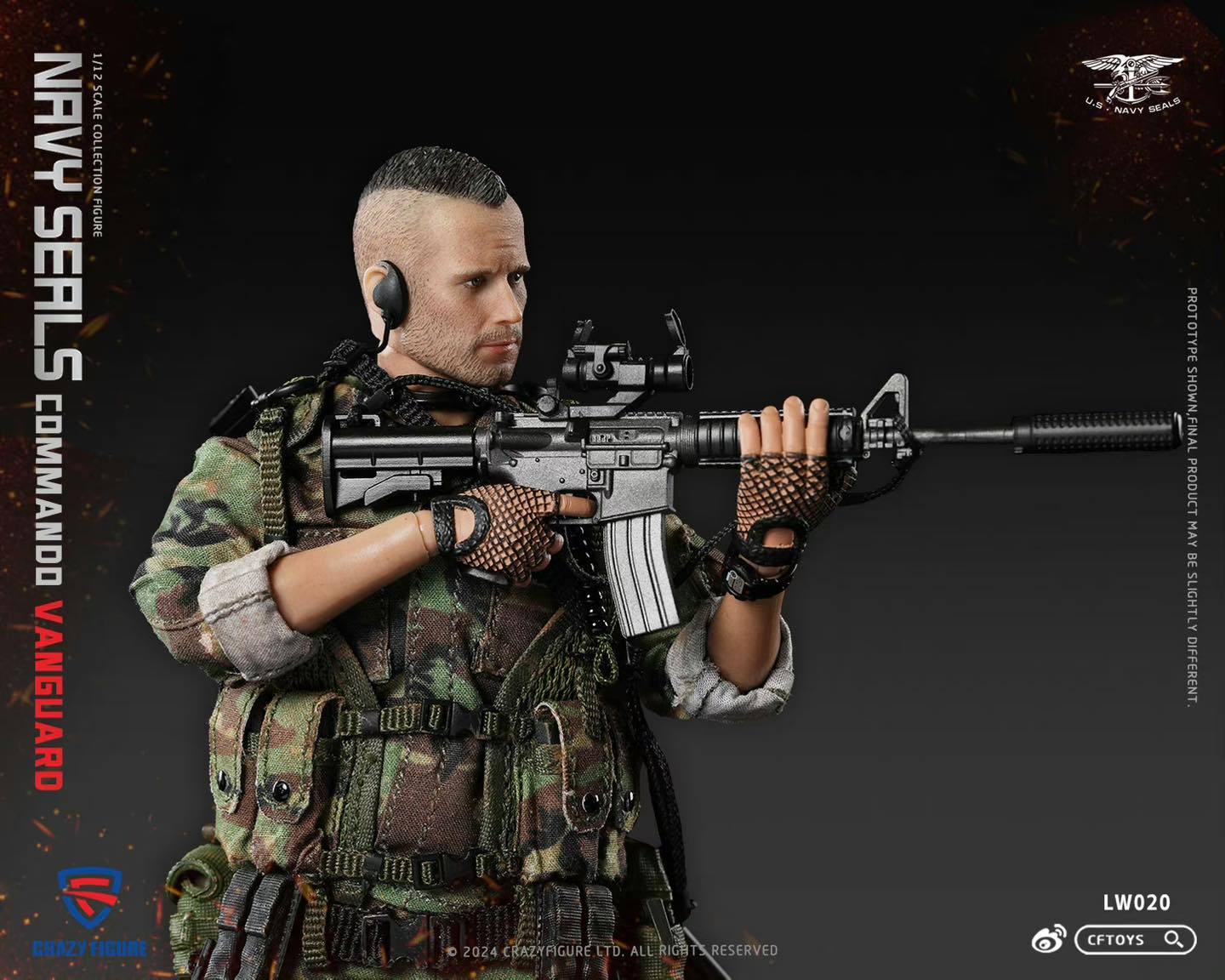 [พร้อมส่ง] Crazy figure (CFTOYS) LW020 1/12 : SEAL Special Assault Team-Top Soldier