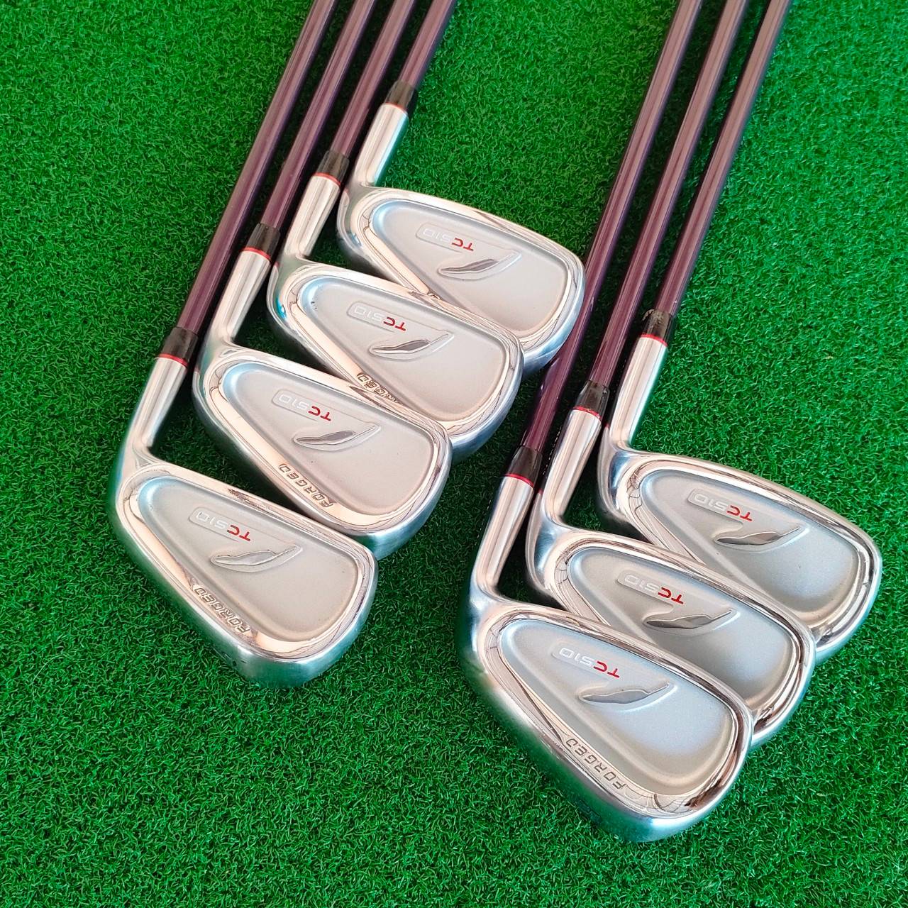 ชุดเหล็ก FOURTEEN TC510 FORGED มีเหล็ก 5-9 เเละ PW P/A ก้าน MD-370 GI FLEX R ตีง่ายมาก และมันส์ ตีได้ทุกฝีมือ