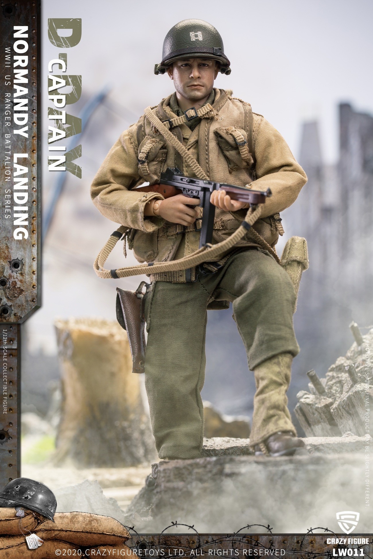 [สั่งจอง]Crazy Figure 1/12 : WWII U.S. Rangers On D-Day