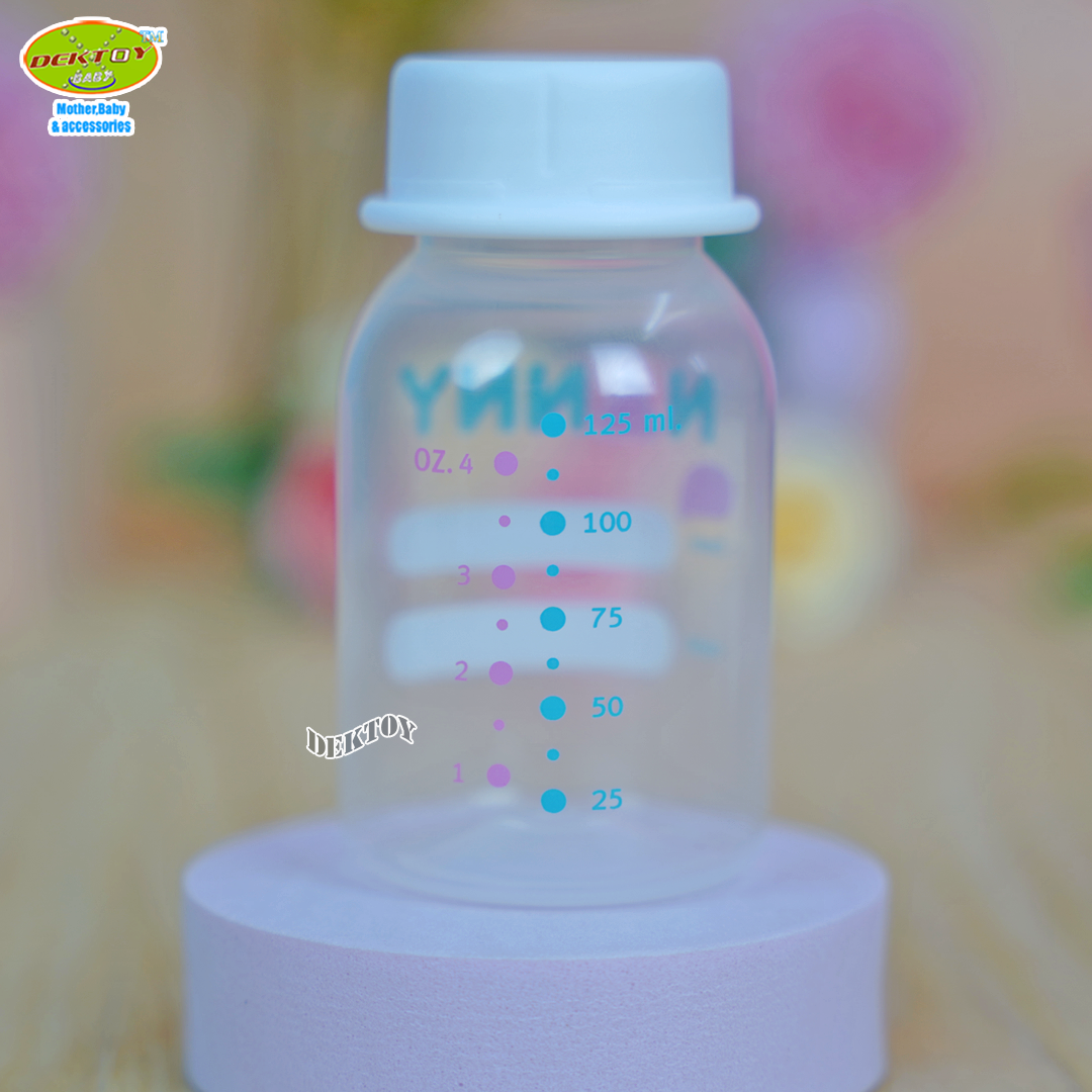 NANNY แนนนี่ ขวดเก็บน้ำนมแนนนี่4ออนซ์แพ็ค6ขวด พร้อมถาดเรียง N2202