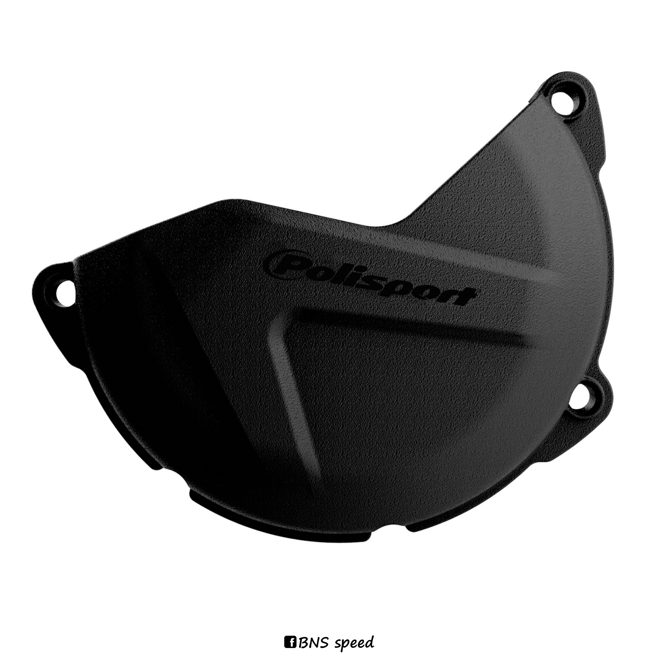 การ์ดครอบฝาครัช Polisport Clutch Cover Protector YZ450F/FX 11-21 WR450F 16-21 สีดำ