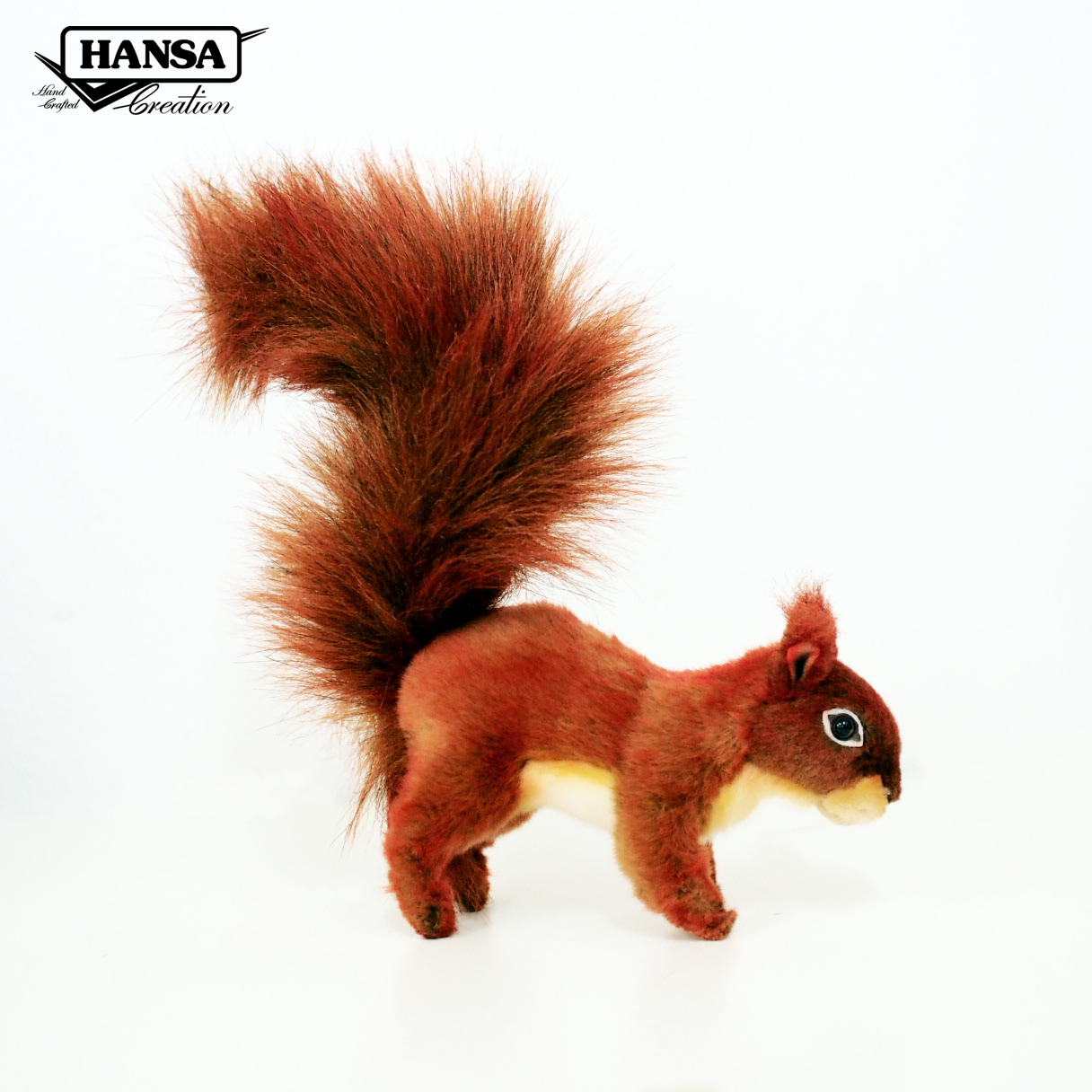 8408 Red Squirrel Standing on 4 Legs 27 cm. L