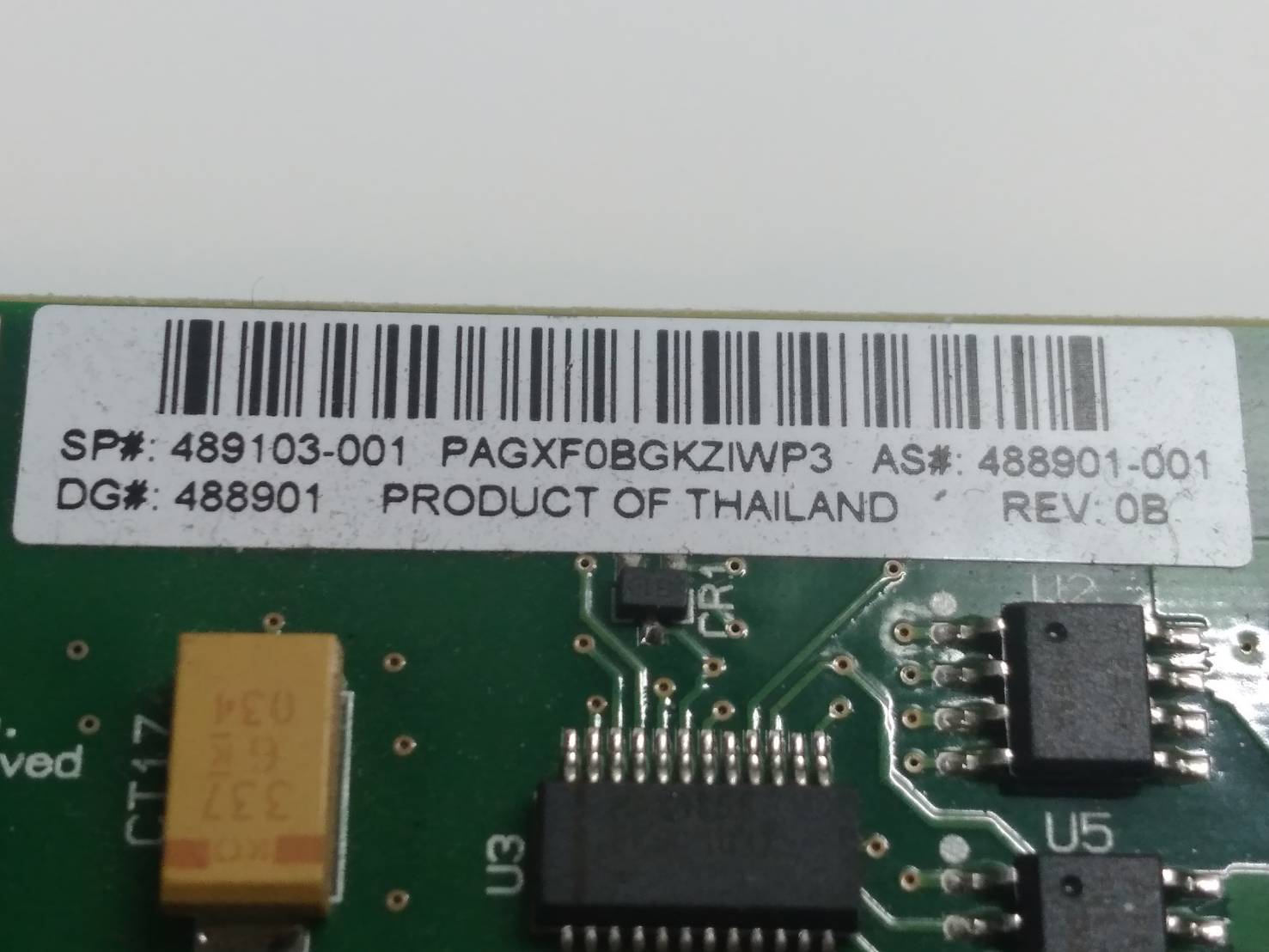 HP LSI 3801E PCI-E SAS Dual Port Card HBA 488765-B21 488901-001 489103-001