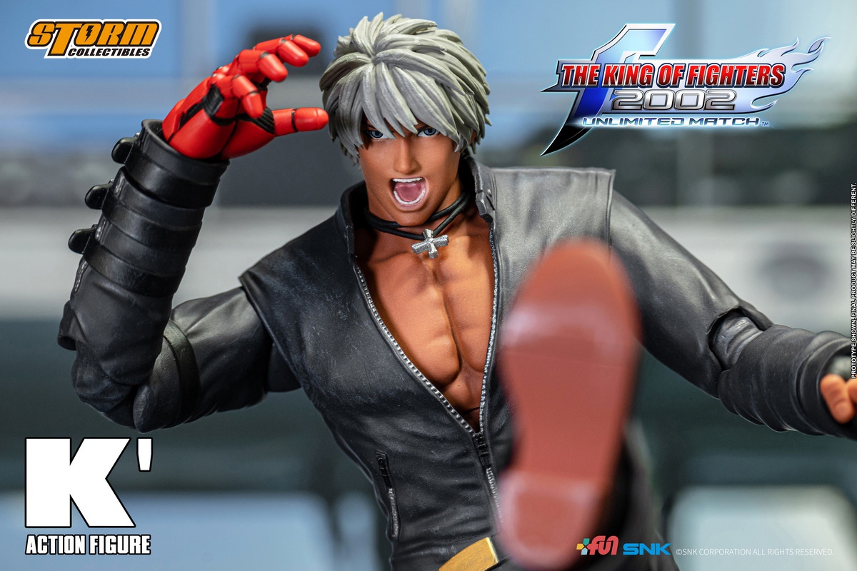 [สั่งจอง] Storm Toys SKKF10 1/12 : King of Fighters - K'