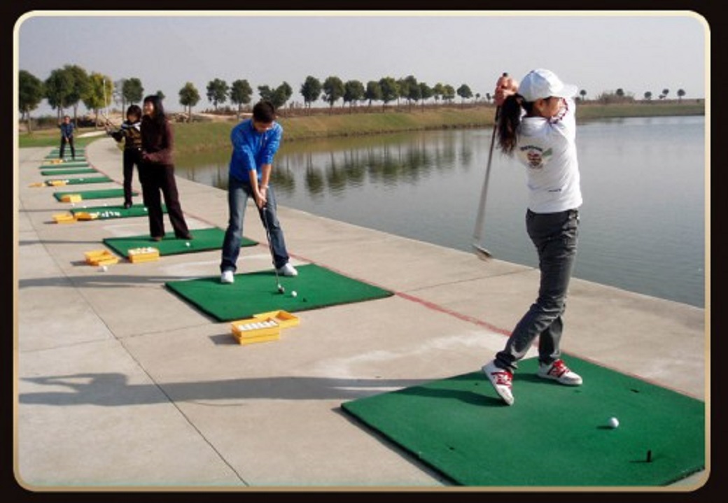 พรมซ้อมไดร์ฟ Hitting Mat PGM DJD002 ขนาดใหญ่ 150 X 150 CM. พรมเรียบ พรมกอล์ฟ ( หนา 1 cm. )