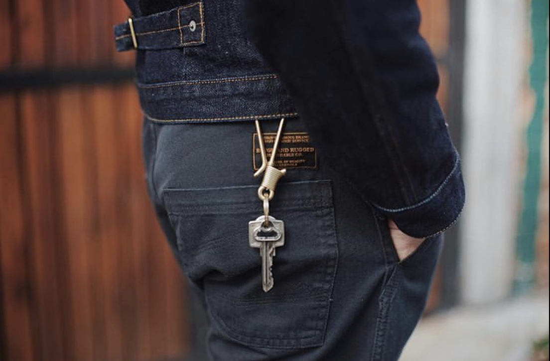 BR004 ตะขอลวดญี่ปุ่น ทองเหลืองแท้ Leatherbrass**ราคาต่อชิ้น** อะไหล่กระเป๋า