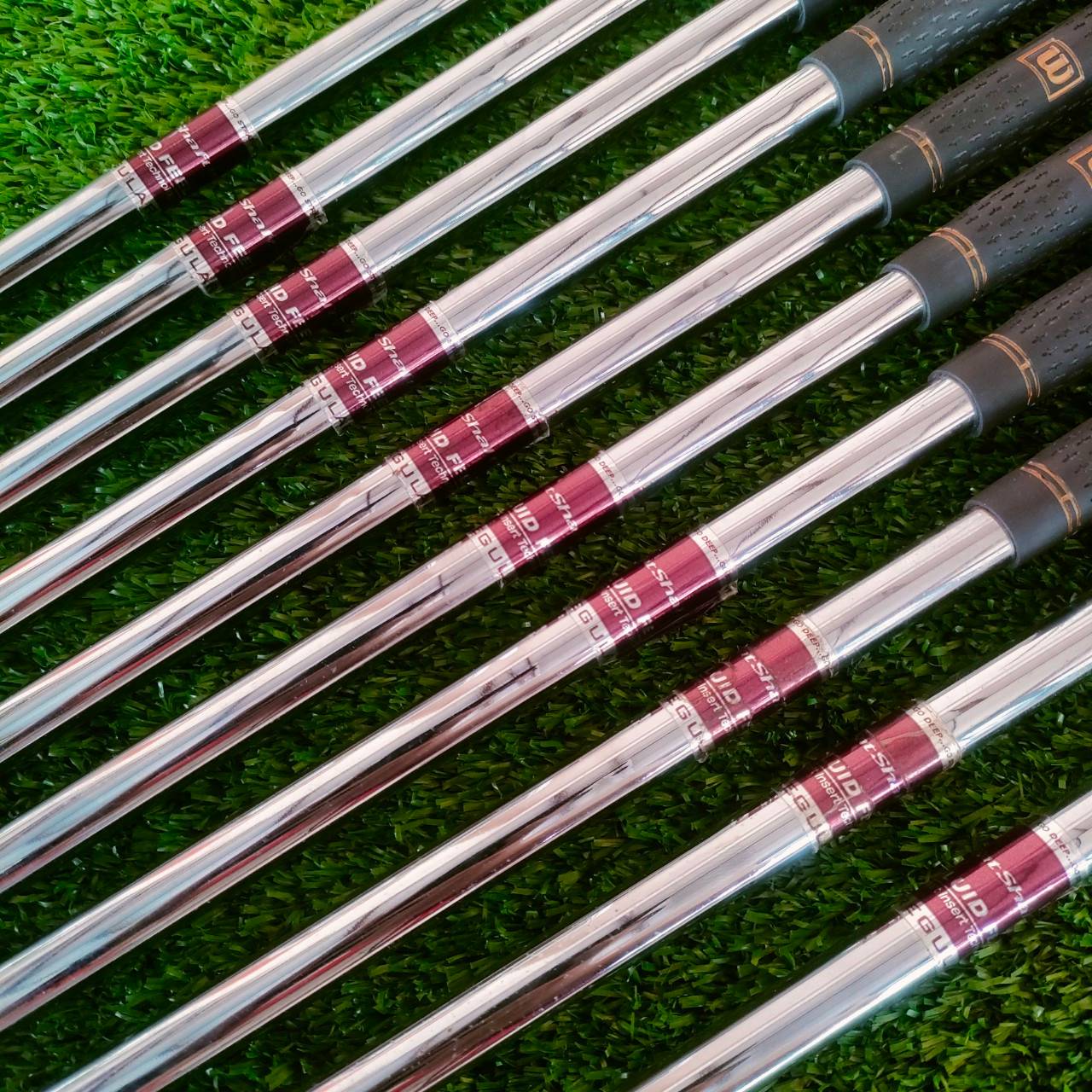 ชุดเหล็ก WILSON DEEP RED มีเหล็ก 3-9 เเละ PW GW SW ก้าน FAT SHAFT FLEX R ชุดใหญ่จัมโบ้ 10 ชิ้น!! ไม้กอล์ฟมือสอง ของแท้ BY NakaraLuxurious