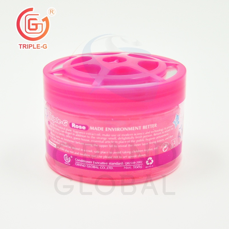 Triple-G เจลน้ำหอม 168 กรัม 1แถม1 น้ำหอมติดรถยนต์ คละสี คละกลิ่น