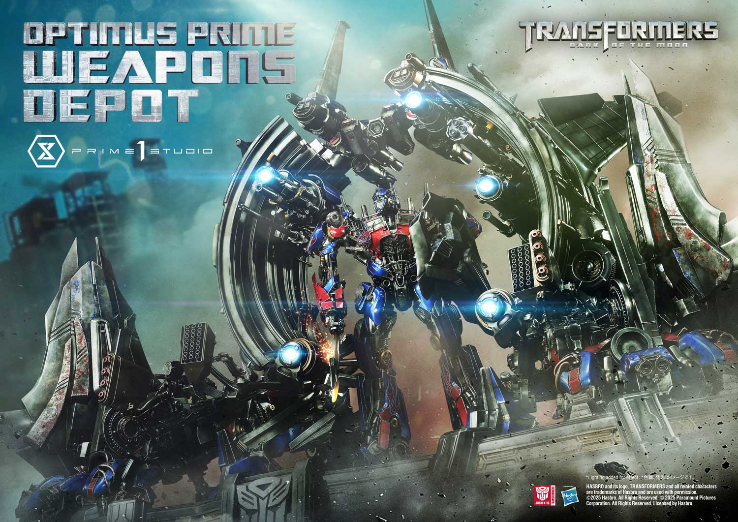 [สั่งจอง] Prime 1 Studio MMTFM-38: Optimus Prime Weapons Depot (Transformers: Dark of the Moon)