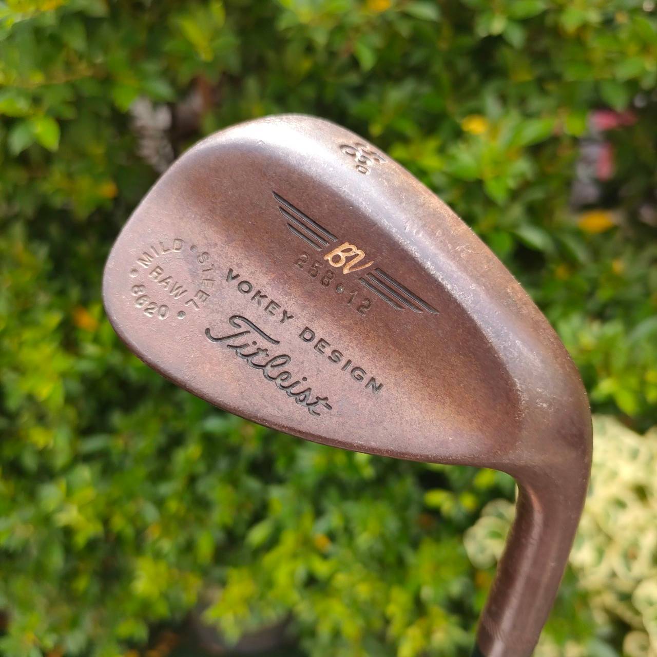 WEDGE TITLELIST BV VOKEY DESIGN องศา 58 เบาท์ 12 รุ่น MILD STEEL ก้าน DYNAMIC GOLD FLEX WEDGE รุ่นสนิม เนื้อแท้ไม่เคลือบ ฟีลลิ่งดีมากๆ ไม้กอล์ฟมือสอง ของแท้ BY NakaraLuxurious