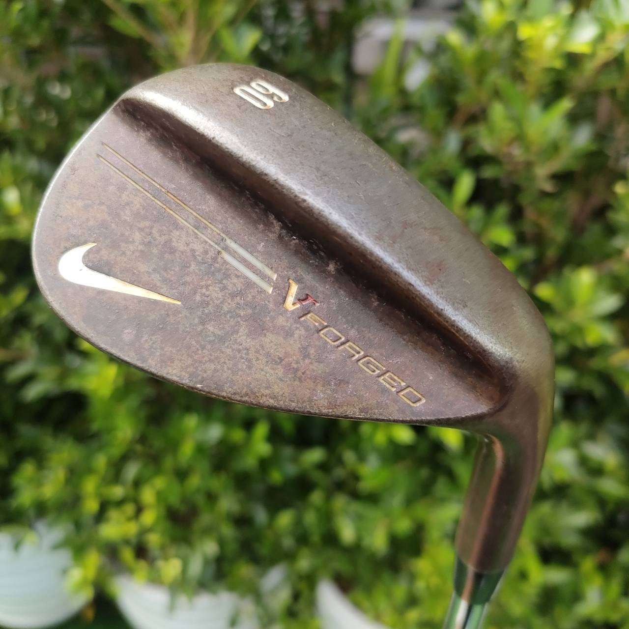 WEDGE NIKE VR FORGED องศา 60 BOUNCE LOW ระเบิดทรายดีมากๆ ฟล๊อปช๊อต ก้าน DYNAMIC GOLD S200 แม่นยำ เหมาะกับ WEDGE เนื้อเหล็กนุ่มแท้ สนิม สปินจัด ความรู้สึกดีมาก