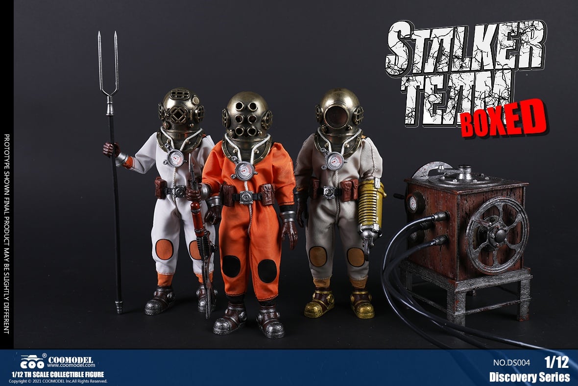 [สั่งจอง]COOMODEL 1/12 : DISCOVERY SERIES - STALKER TEAM (Bronze Edition/Color Edition)
