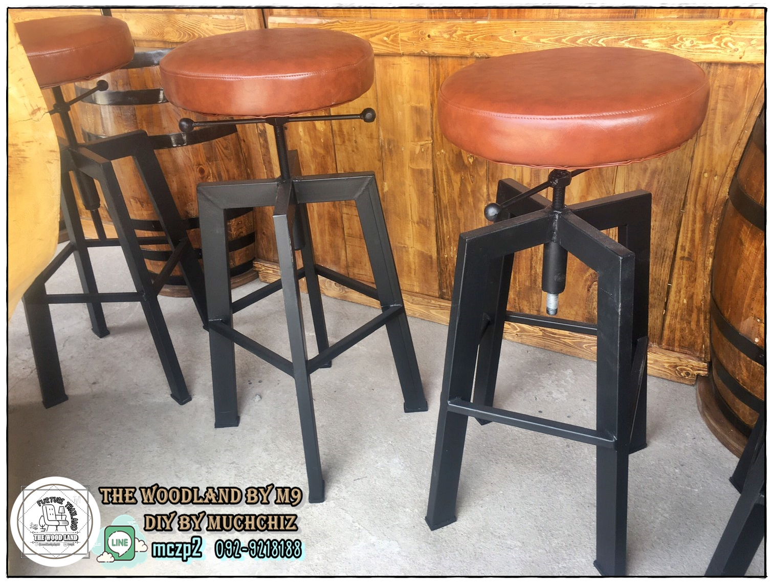 เก้าอี้บาร์ปรับความสูงได้ หุ้มหนังอย่างดี🛒#TABLE&CHAIR SET #TABLE Design 🪑#CHAIR Design🛏