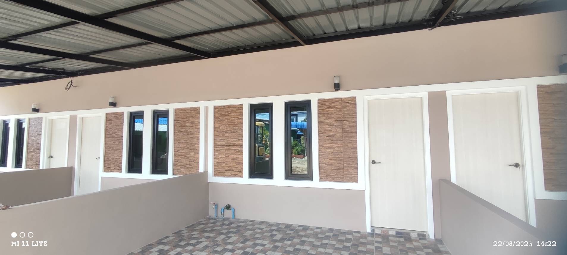 งานก่อสร้างห้องแถว จำนวน5ห้อง อ.บ้านโป่ง จ.ราชบุรี