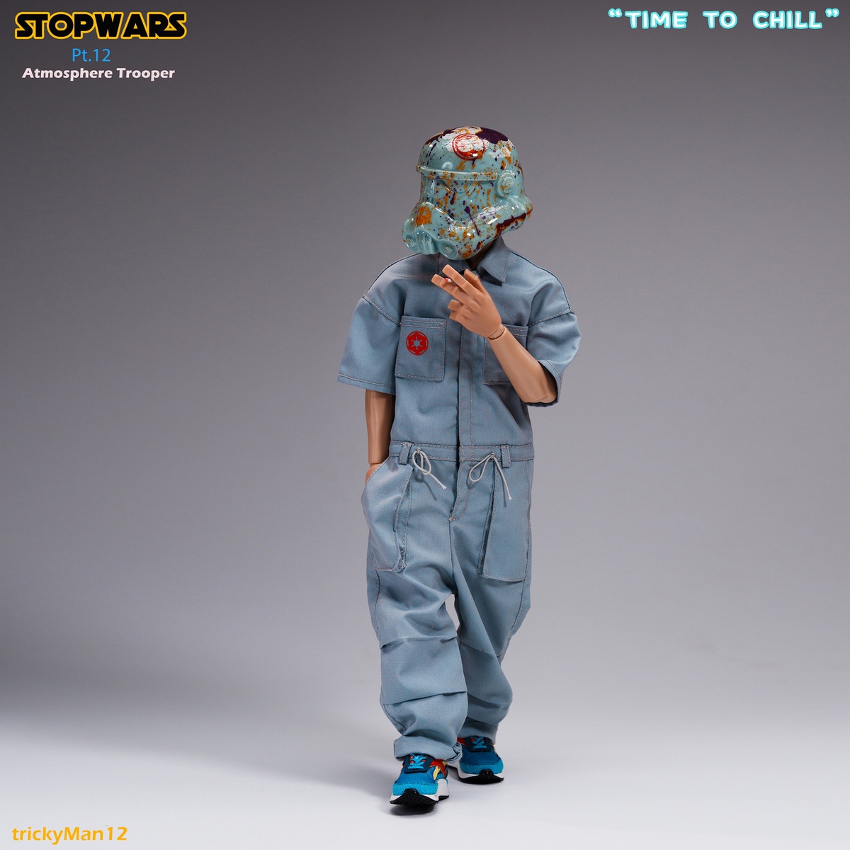 [พร้อมส่ง]trickyMan12 1/6 : STOPWARS Atmosphere Trooper Set -Pt.12