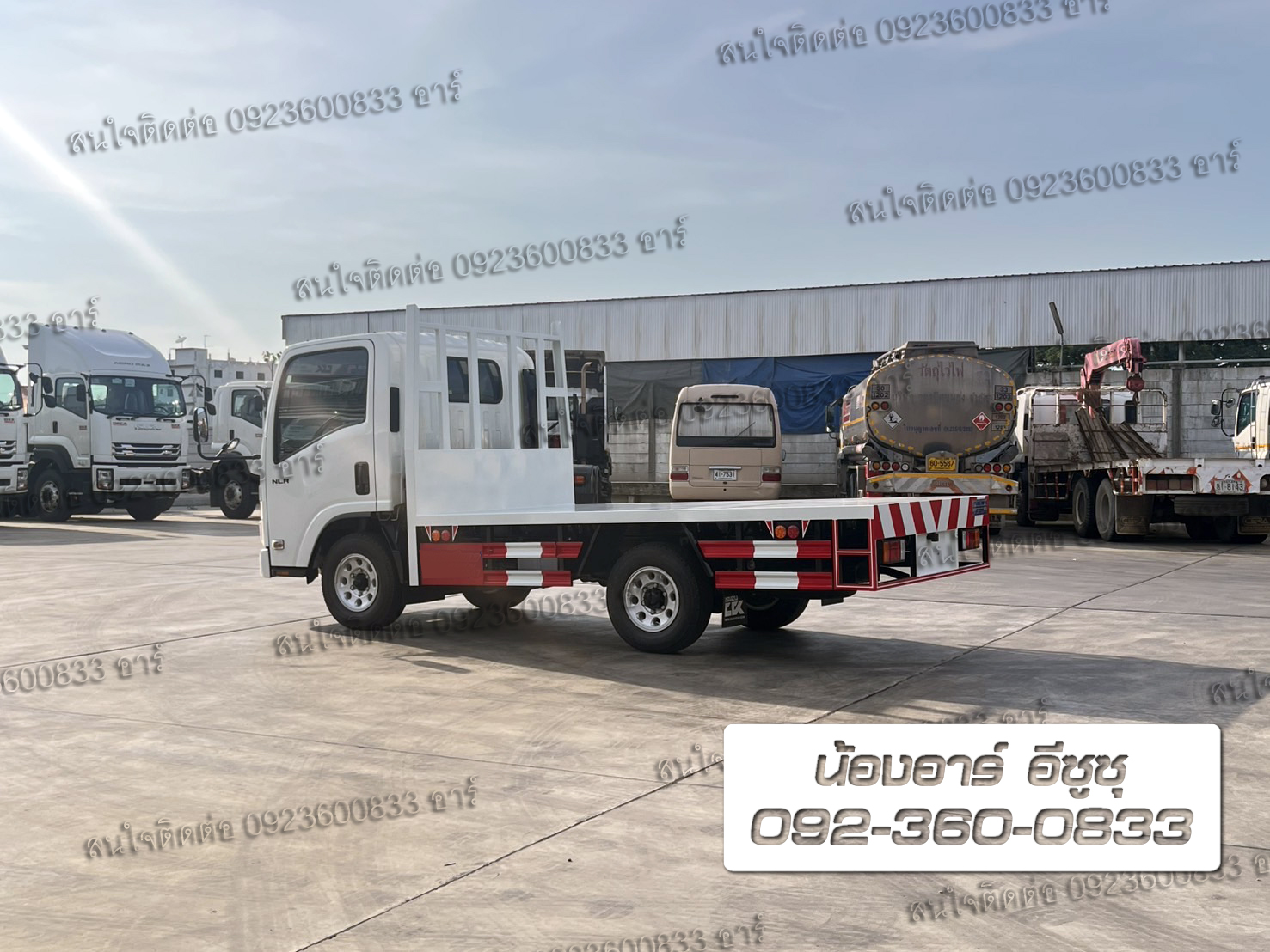4 ล้อ ISUZU NLR Euro5 Max พื้นเรียบ