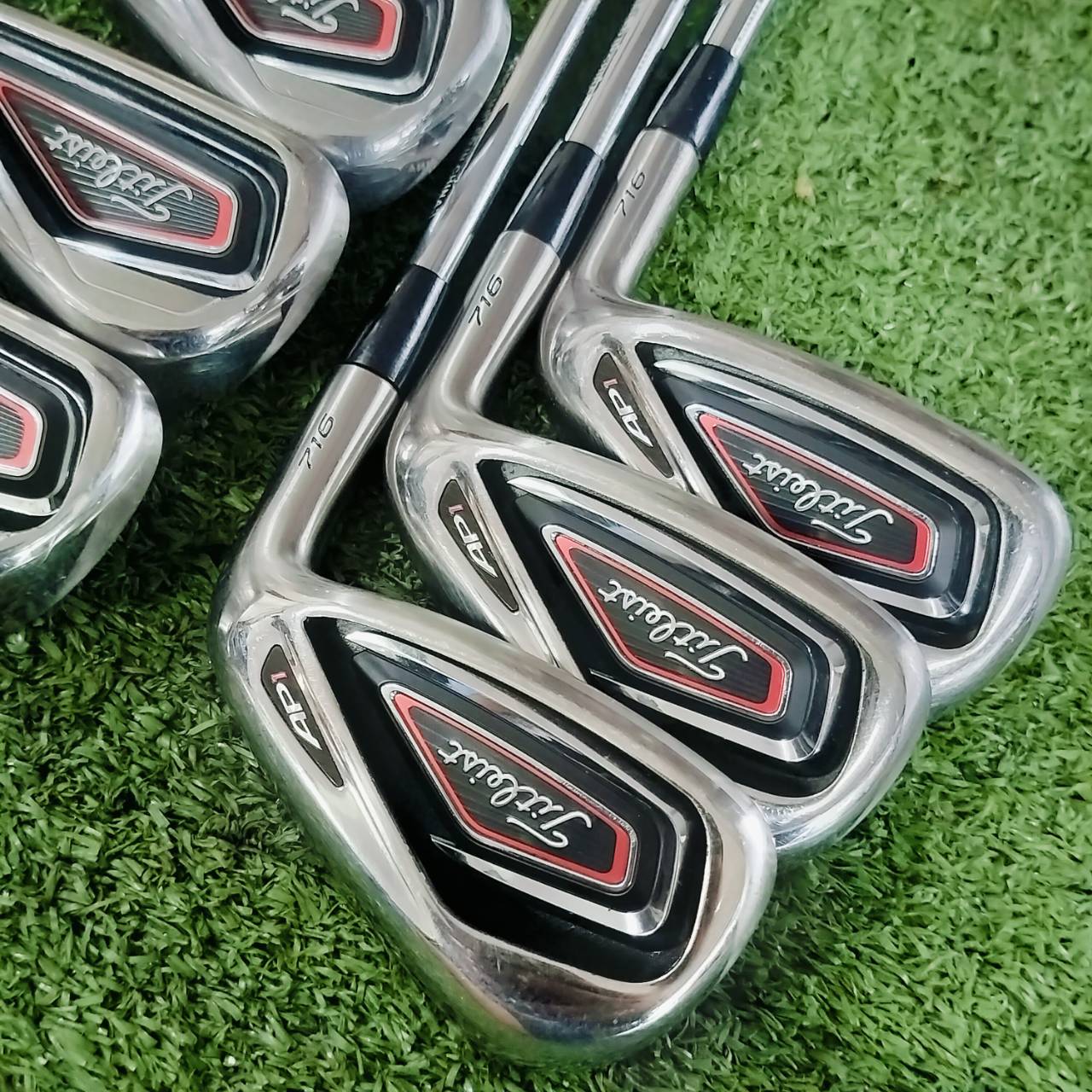 ชุดเหล็ก TITLEIST AP1 716 มีเหล็ก 5 6 7 8 9 PW ก้าน N.S.PRO 950 GH FLEX R ไม้กอล์ฟพรีเมี่ยมมือสอง ของแท้ By NakaraLuxurious