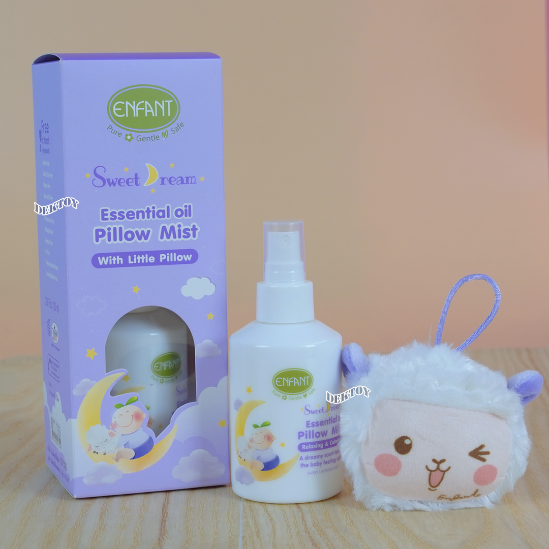 Enfant อองฟองต์ Sweet Dream Essential Oil Pillow Mist สวีทดรีม เอสเซนเชียล ออยล์ พิลโล มิสท์ สเปรย์ฉีดหมอนและปรับอากาศ