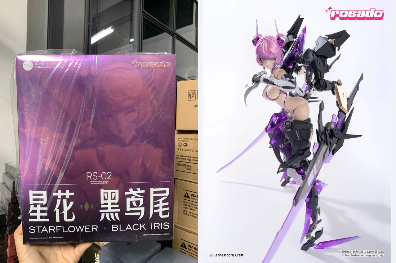 [พร้อมส่ง] Earnestcore Craft RS-02 1/10 : ROSADO STARFLOWER BLACK IRIS (23cm)