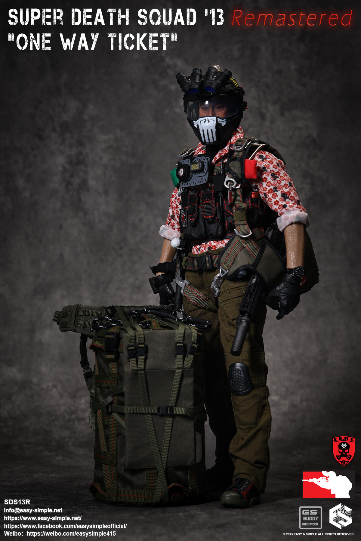 [สั่งจอง]Z.E.R.T ES SDS13R 1/6 : SUPER DEATH SQUAD'13 Remastered ONE WAY TICKET