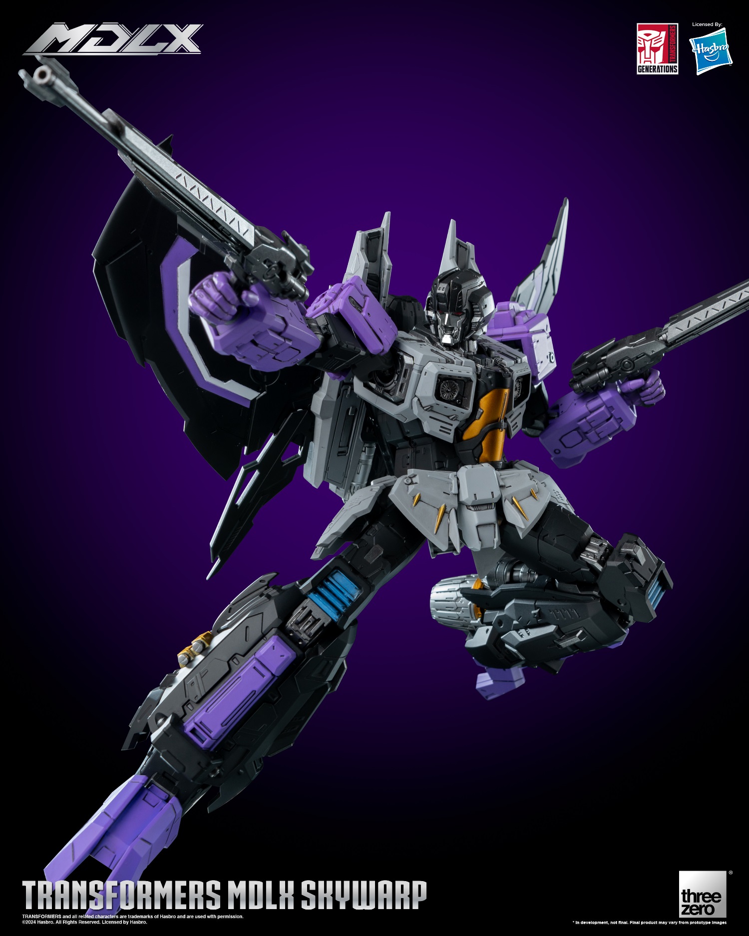 [สั่งจอง] Threeaero 3Z06630W0 : Transformers MDLX - Skywarp (7.8")