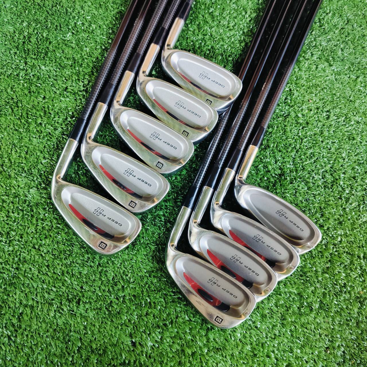 ชุดเหล็ก WILSON DEEP RED DISTANCE ตีไกลมากๆ และ ตีง่ายมาก สภาพสวยมาก เดิมๆ ทุกชิ้น FLEX R ไม้กอล์ฟพรีเมี่ยมมือสอง ของแท้ By NakaraLuxurious