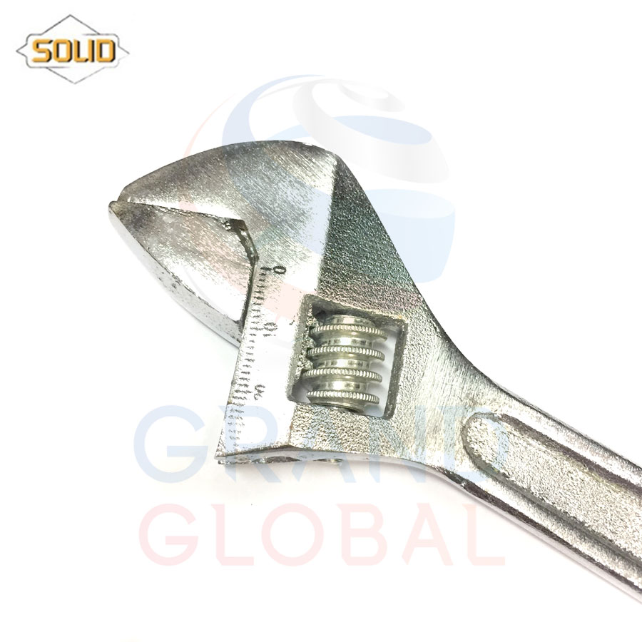 SOLID ประแจเลื่อน 8 นิ้ว ปากตาย ประแจ ไขควง ไขน๊อต อเนกประสงค์ ประแจไข ประแจขัน น็อต ปรับเลื่อนได้ ด้ามหล็ก 200 mm