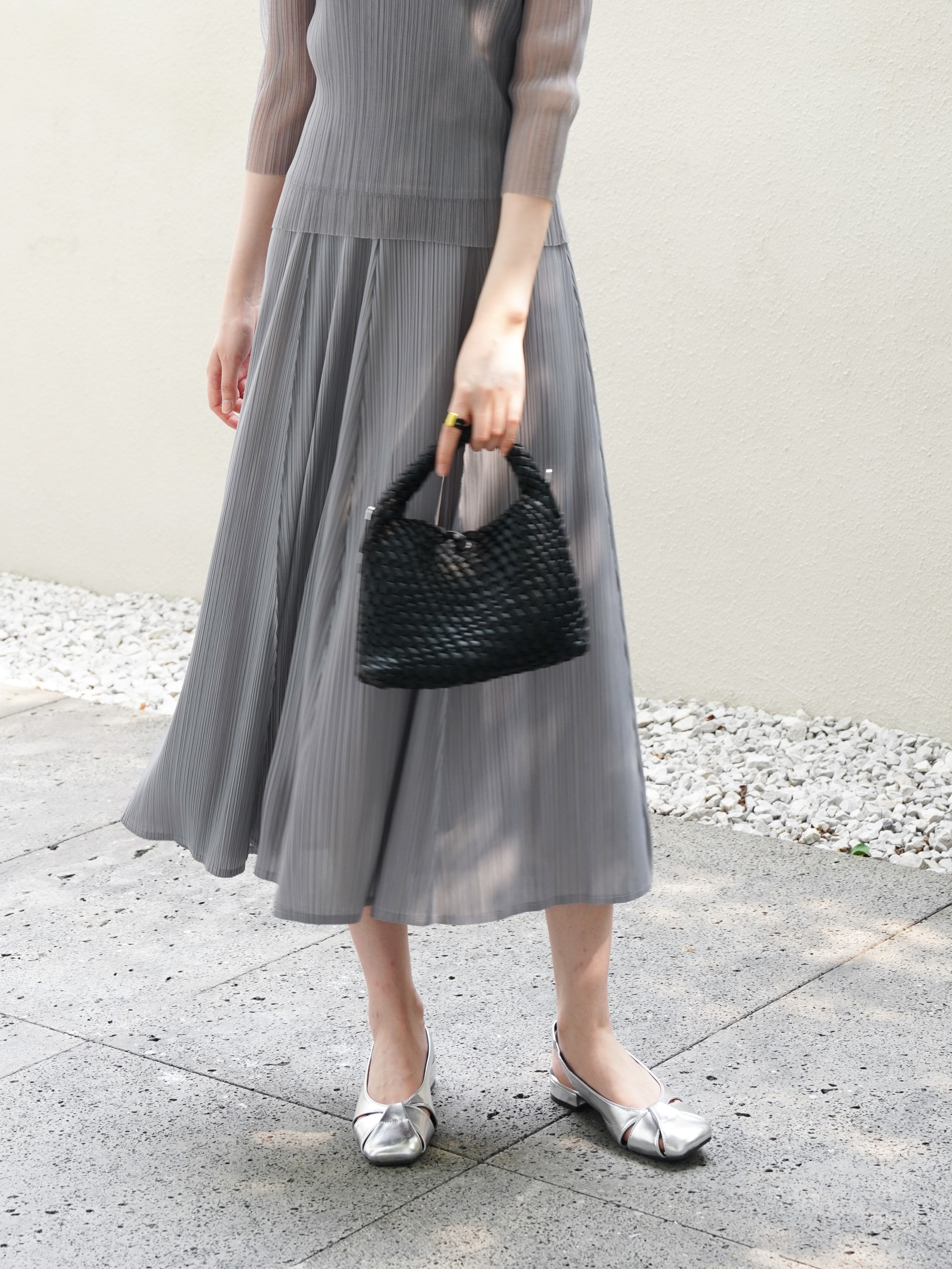 ปรับราคาลง20%!! ยาว 32.5นิ้ว! 2MUAY รุ่น GJO1190 กระโปรงพลีทคุณภาพ FLARE PLEATED SKIRT 8 สี FREE SIZE
