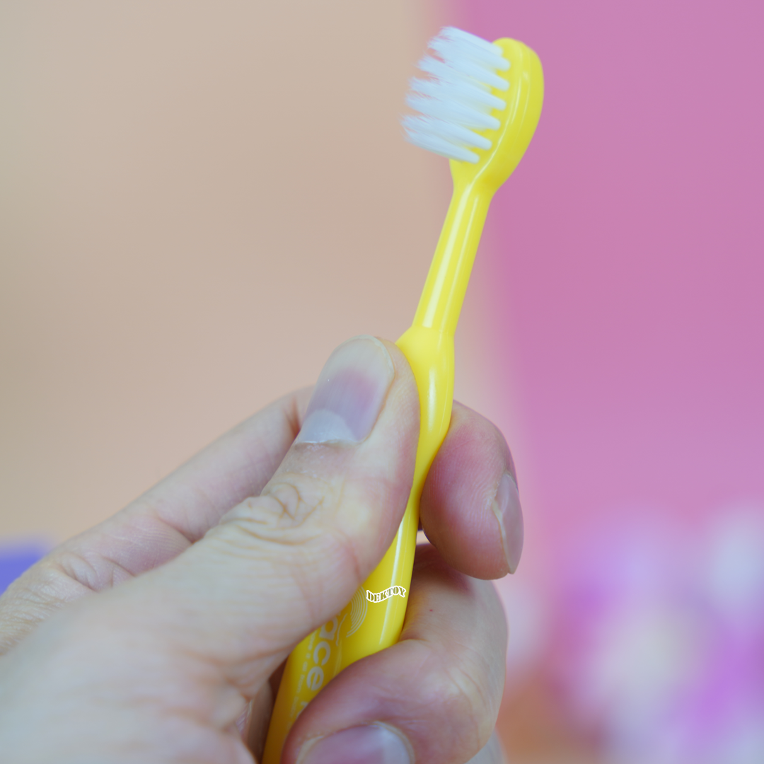 Gracekids เกรซคิดส์ แปรงสีฟัน Step3 สำหรับเด็ก6เดือนขึ้นไป แบบ 3 ชิ้น 4366