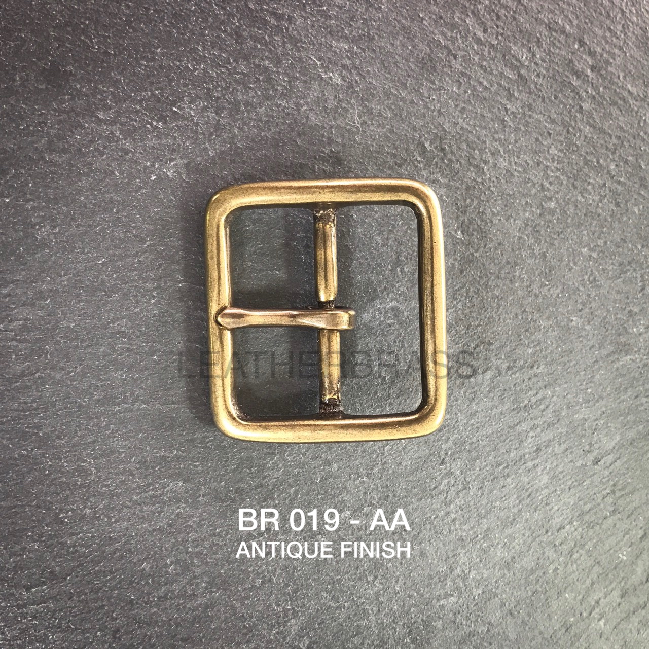 BR019-AA หัวเข็มขัดทองเหลืองแท้ ขนาด 38 มิล ชนิดลวด อะไหล่ทองเหลือง leatherbrass ** ราคาต่อชิิ้น**