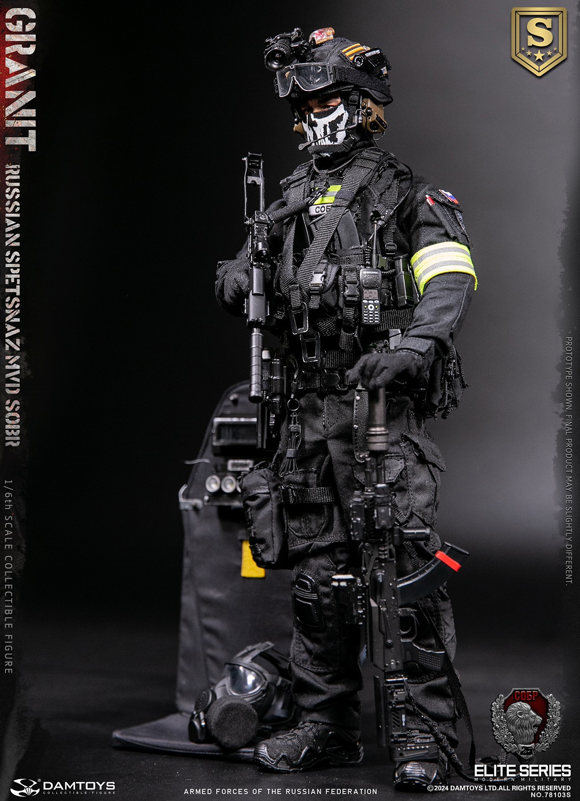 [สั่งจอง]DAMTOYS : 1/6 RUSSIAN SPETSNAZ MVD SOBR GRANIT