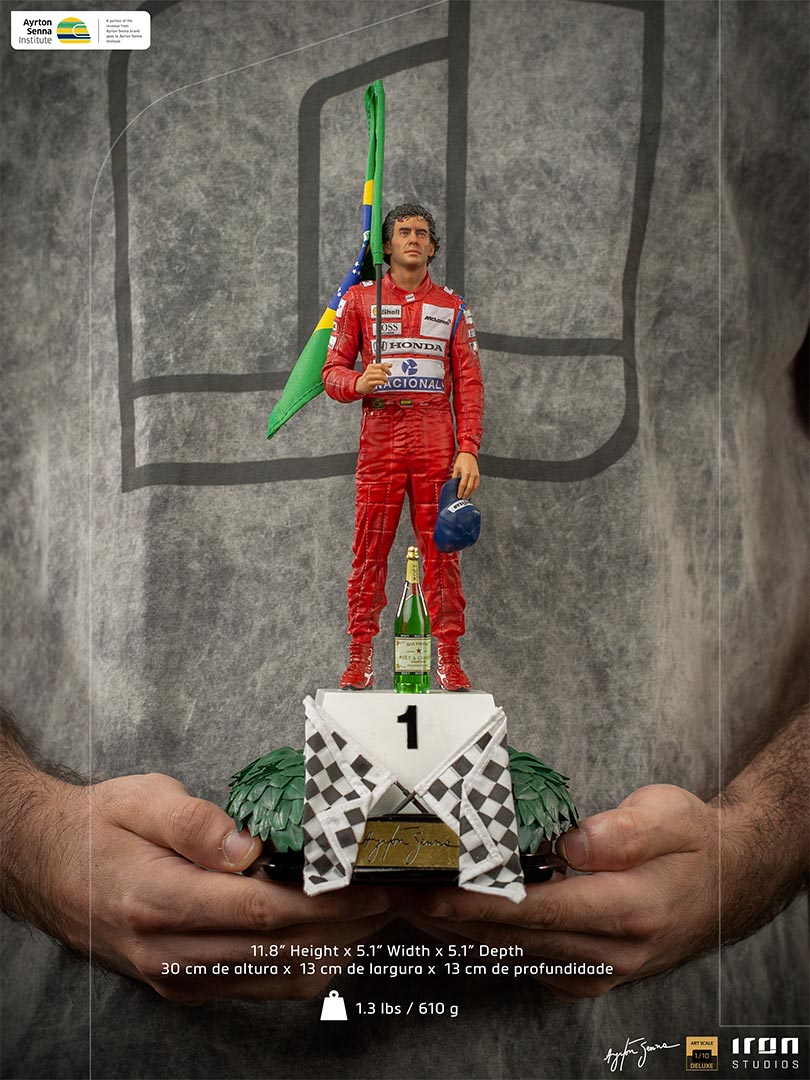 [สั่งจอง]Iron Studios ASENNA39420-10 Deluxe Art Scale 1/10 : Ayrton Senna – GP Brazil 1991