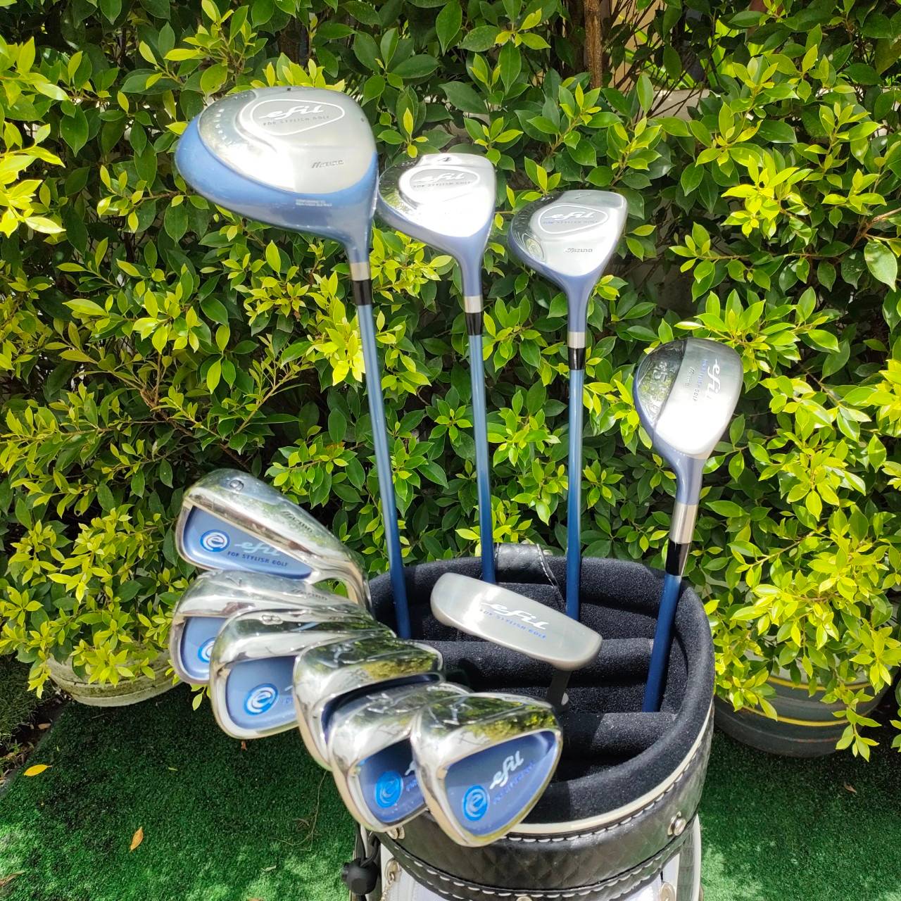 *** ไม้กอล์ฟสำหรับผู้หญิง *** *** ชุดสุดพรีเมี่ยมจากญี่ปุ่น *** FULLSET MIZUNO EFIL LADY สภาพสวยนางฟ้าเลยครับ