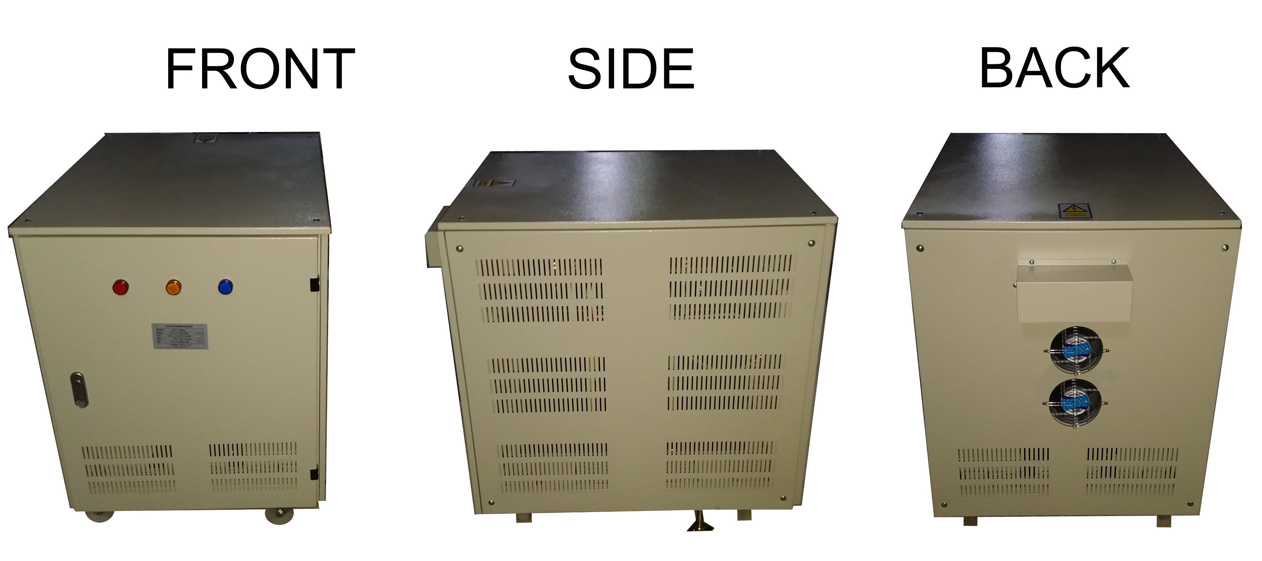 80KVA 3P 50/60Hz in380V[121Amp] / out200V[231Amp]220V[210Amp]+G+N