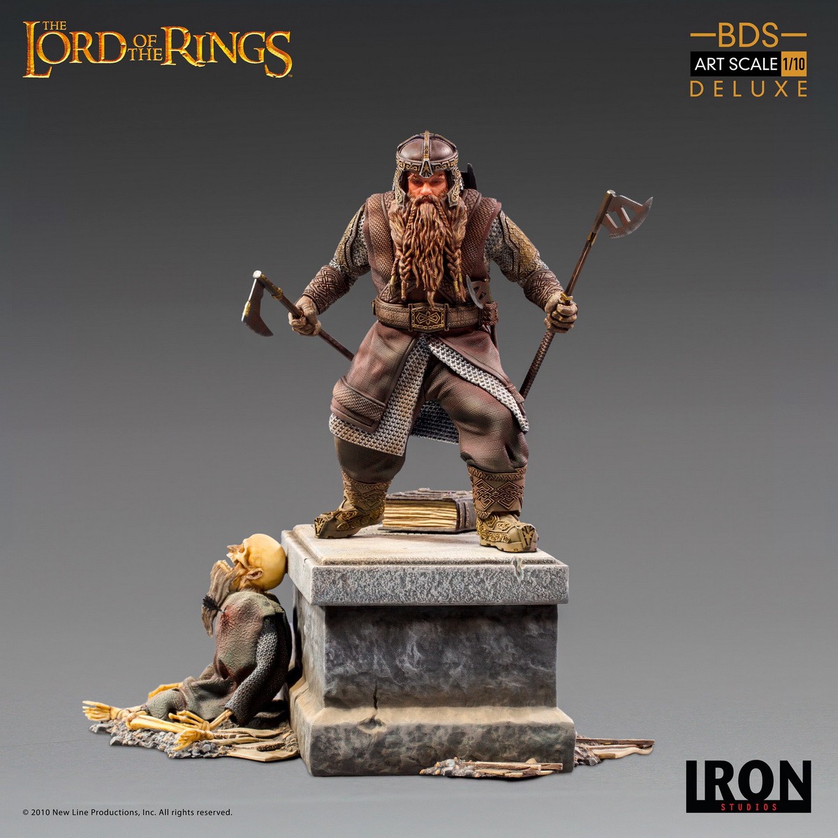 [สั่งจอง]Iron Studios Deluxe BDS Art Scale 1/10 - Lord of the Rings : Gimli