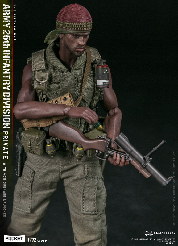 [สั่งจอง] DAMTOYS 1/12 PES011 - Private WITH M79 GRENADE LAUNCHER