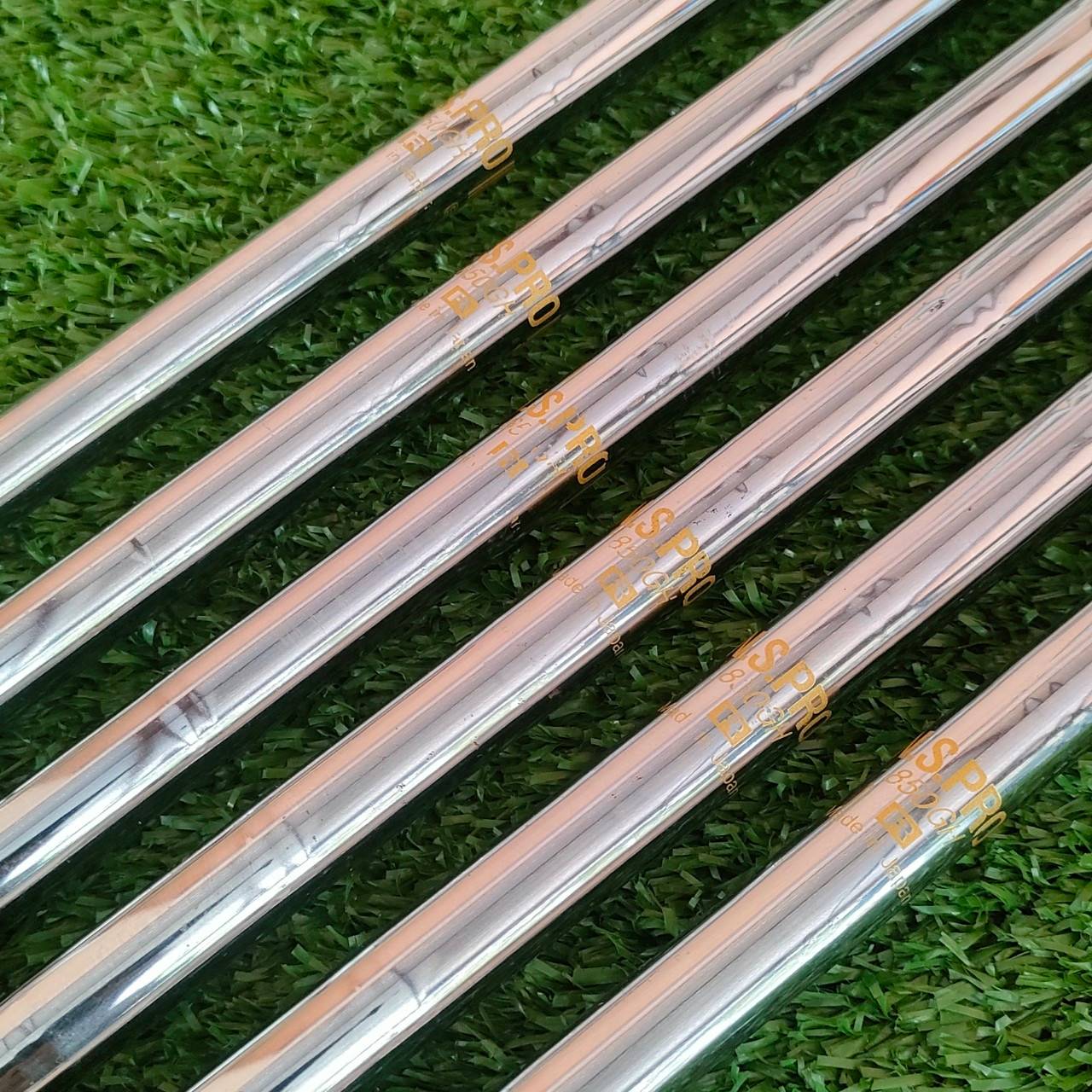 ชุดเหล็ก MIZUNO MX-950 มีเหล็ก 5-9 เเละ PW ก้าน N.S.PRO850 GH FLEX R วัสดุ GRAIN FLOW FORGED เน้นๆ สุดยอด FORGED ที่พรีเมี่ยมที่สุด!! ไม้กอล์ฟมือสอง ของแท้ BY NakaraLuxurious