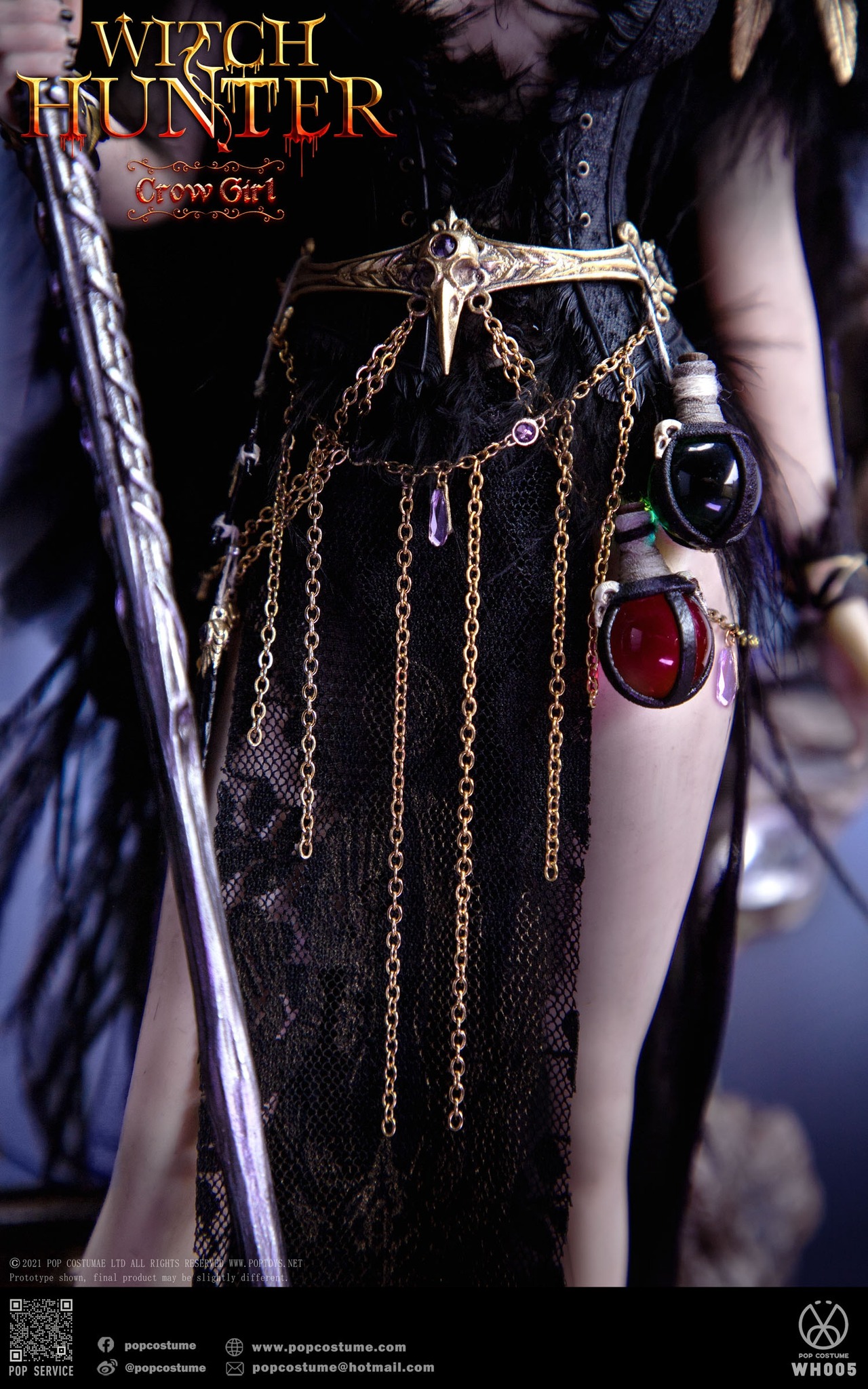 [สั่งจอง]POP COSTUME 1/6 : Witch Hunter Series-The Crow Girl