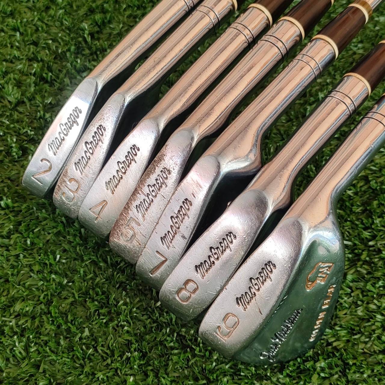 ชุดเหล็ก MACGRAGOR REG.086 GOLDEN BEAR มีเหล็ก 2-9 *** ขาดเหล็ก 6 ***