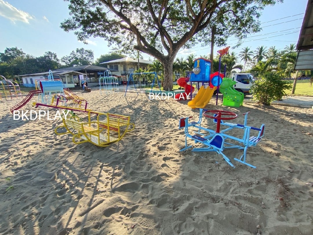 เครื่องเล่นสนาม กลางแจ้ง เหล็ก,โยกเยกเรือโคลงเคลง Outdoor Playground, ราคาโรงงาน สินค้าสั่งผลิต 10-20 วัน