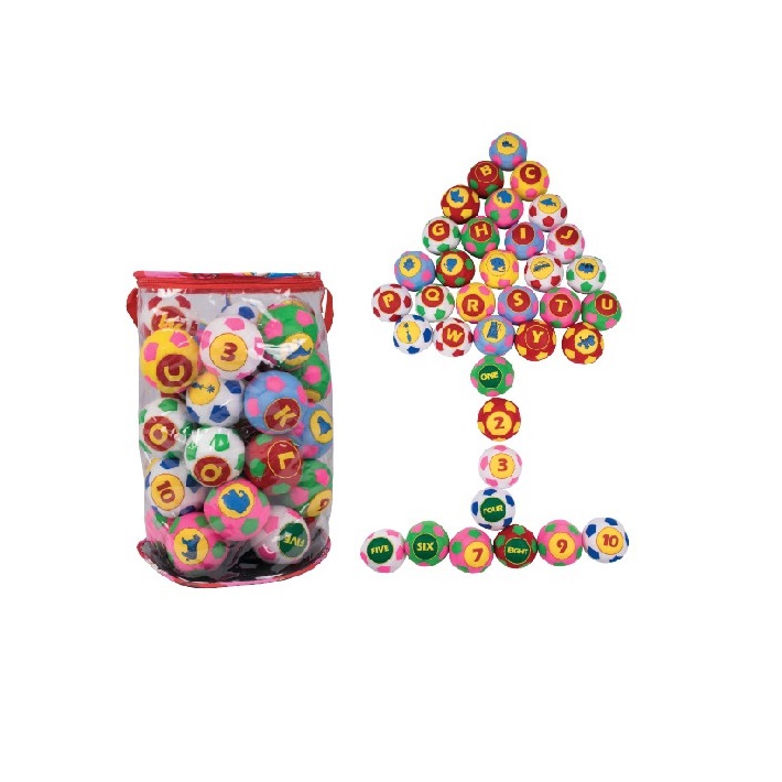 บอลนุ่มนิ่มสอนคำศัพท์ 36 ลูก,ของเล่นเสริมพัฒนาการ ,ของเล่นเสริมทักษะ,ของเล่นเด็ก, สื่อการสอนอนุบาล